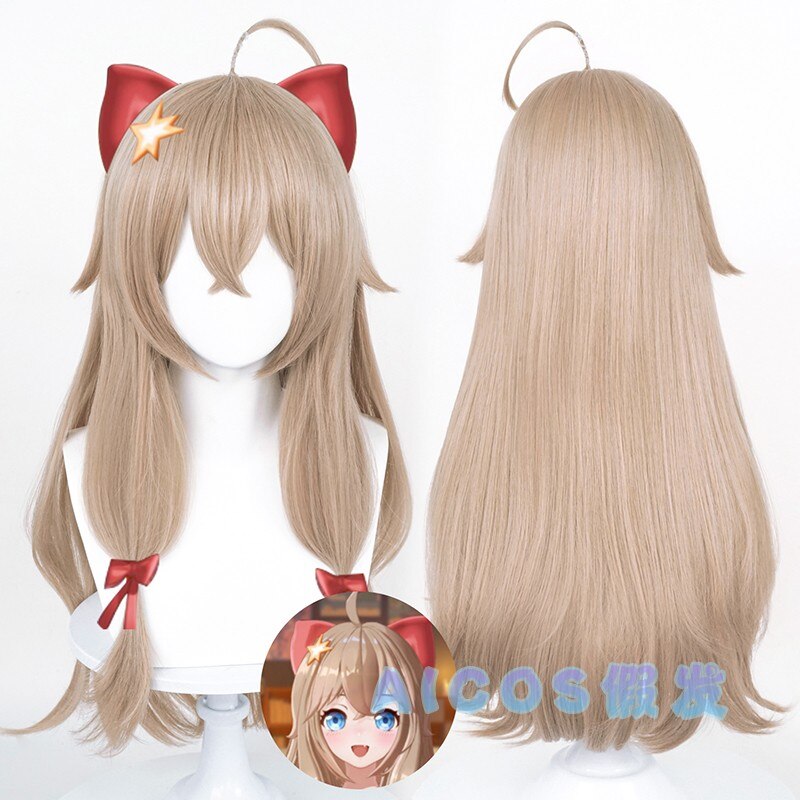 Grup Idola  A-SOUL  ڽ ֳ̾ Rambut Sintetis Tahan Panas Karnaval Pesta ҷ 50cm